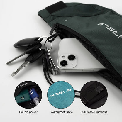 Ultra-thin  Waterproof Outdoor Running Fitness Waist Bag Mobile Phone Bag