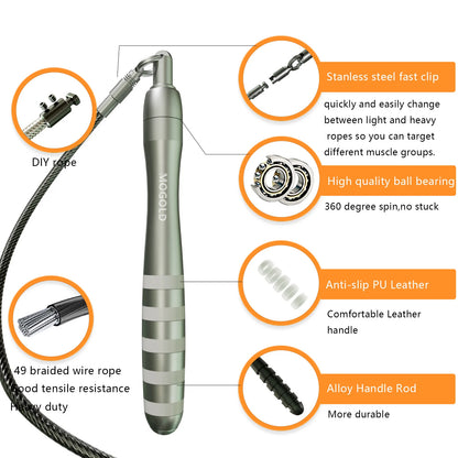 Durable Crossfit Speed Jumping Rope