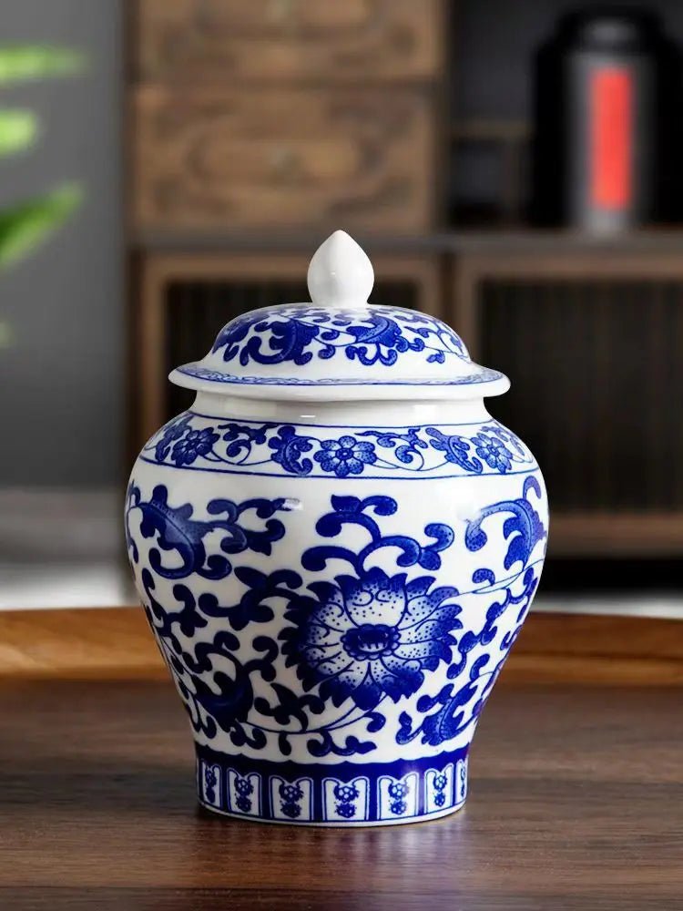 Blue and White Porcelain Ceramic Tea Pot - Xnest