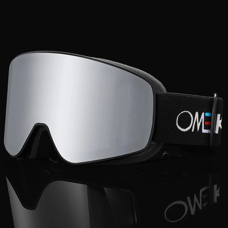 OMEKOL NEW Double Layer Anti - Fog Ski Goggles - Xnest