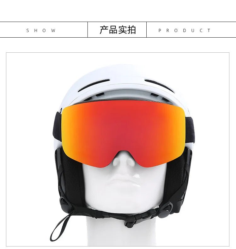 UV400 Big Ski Snowboard Goggles Snow Protection with Double Layer Anti - Fog - Xnest