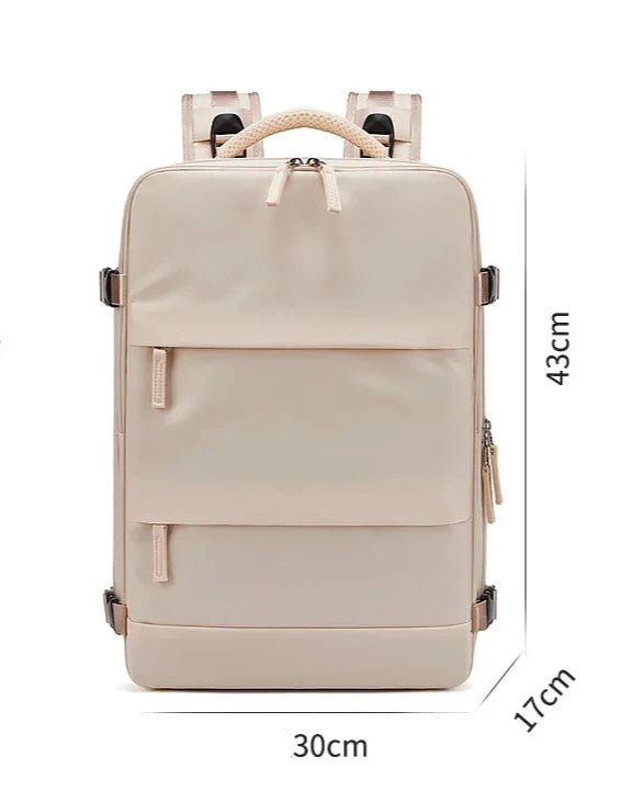 35L Travel Backpack Women Laptop Business Backpacks Multifunctional USB Charging with Shoes Pocket - Xnest