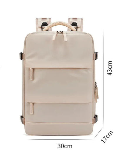 35L Travel Backpack Women Laptop Business Backpacks Multifunctional USB Charging with Shoes Pocket - Xnest