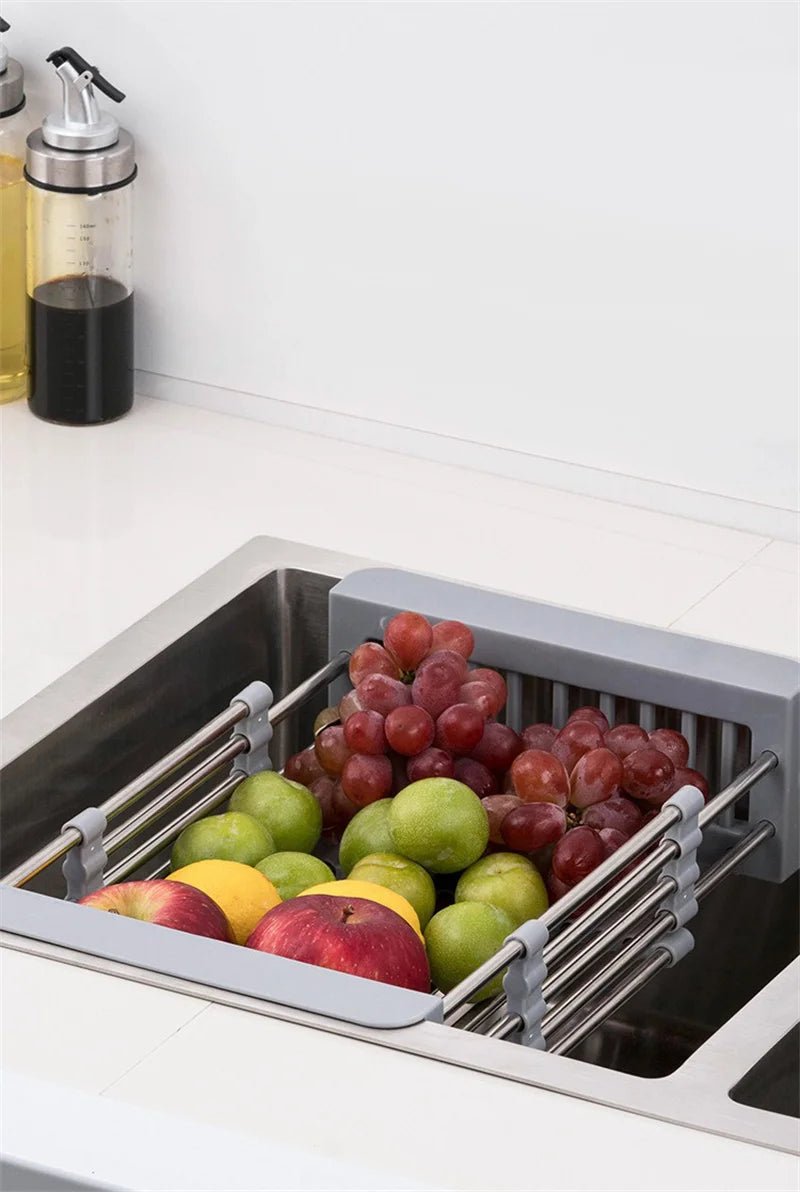 Stainless Steel Extendable Dish Drying Rack - Xnest