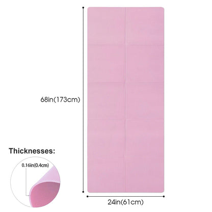 4MM Thick EVA Anti - Slip Yoga Mats Sport Fitness Mat - Xnest