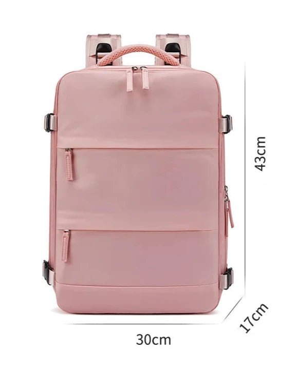 35L Travel Backpack Women Laptop Business Backpacks Multifunctional USB Charging with Shoes Pocket - Xnest