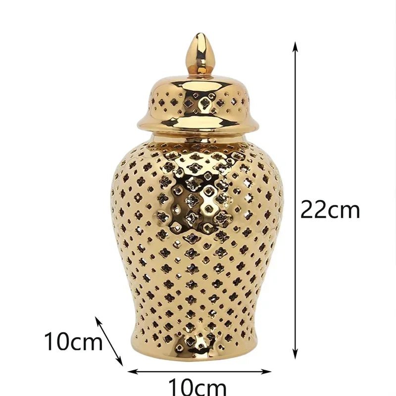 Hamptons Style Hollow Ginger Jar - Xnest