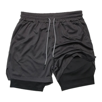 Men's Multi Pocket Fitness Running Shorts - Xnest