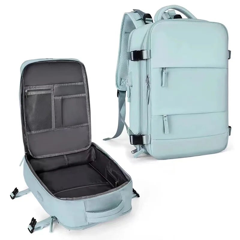 35L Travel Backpack Women Laptop Business Backpacks Multifunctional USB Charging with Shoes Pocket - Xnest