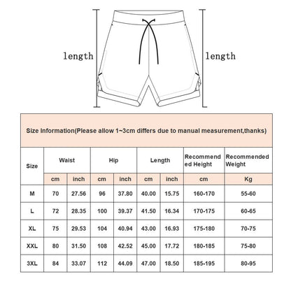 Camo 2 in 1 Quick Dry Running Gym Training Shorts for Men - Xnest