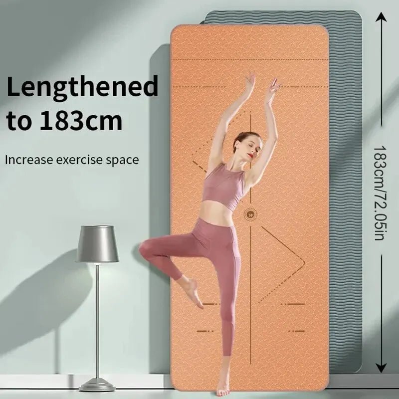 WESTTUNE Eco Friendly Non - Slip Yoga Mat Non Slip with Carrying Strap and Bag for Women - Xnest