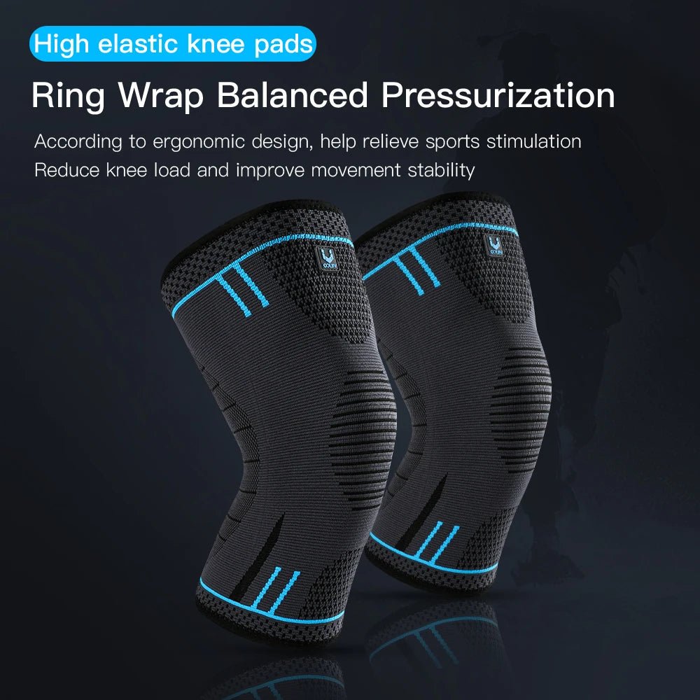 1 Pcs Compression Knee Support Sleeve Elastic Breathable Knee Pads - Xnest