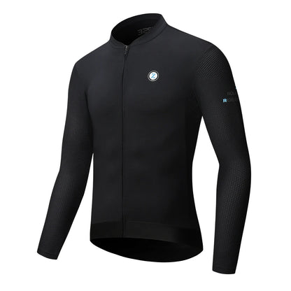 Slim Fit Breathable Men's Long Sleeve Cycling Jersey - Xnest
