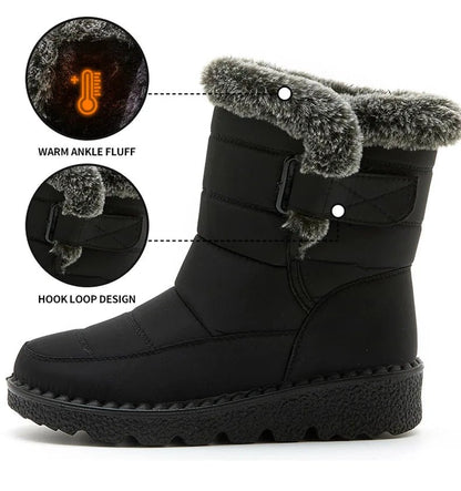 Waterproof Snow Winter Boots for Women - Xnest