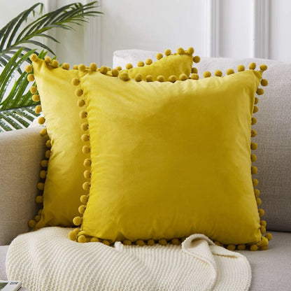 Velvet Solid Color Cushion Cover - Xnest