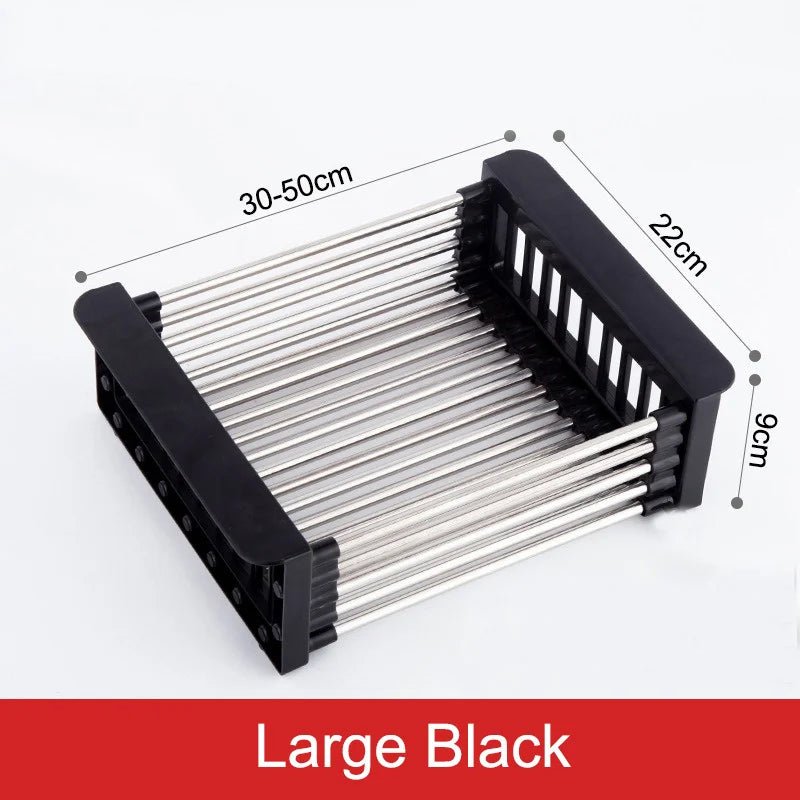 Stainless Steel Extendable Dish Drying Rack - Xnest