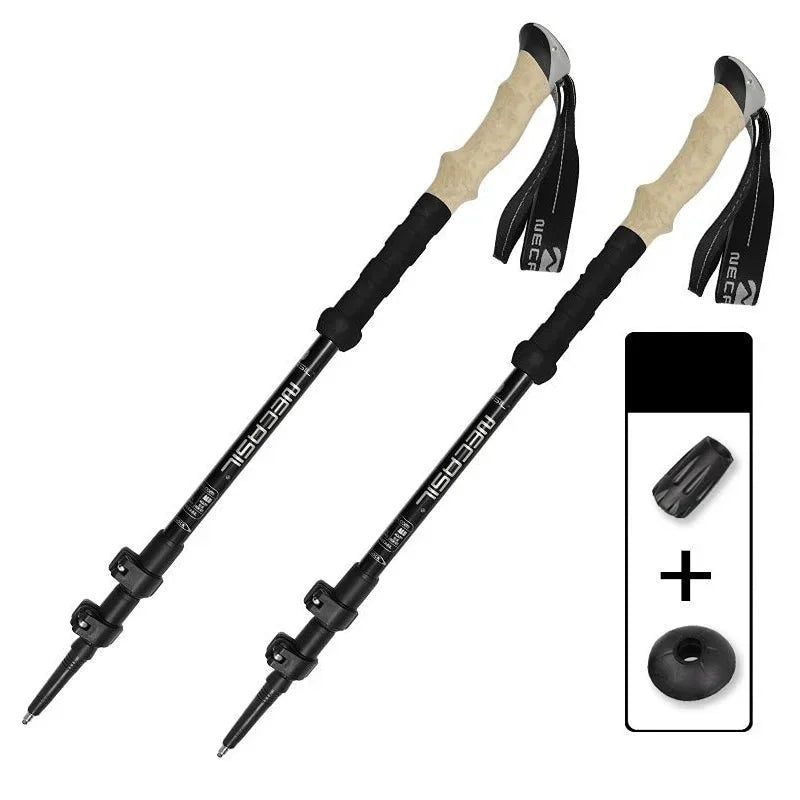 2PCS Telescopic Trekking Poles Walking Sticks - Xnest
