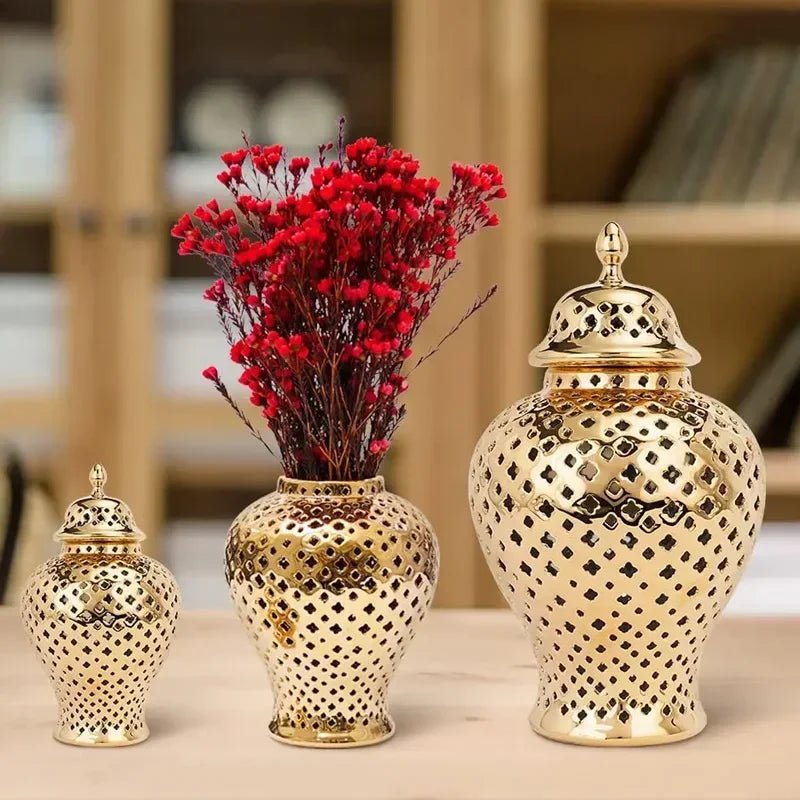 Hamptons Style Hollow Ginger Jar - Xnest