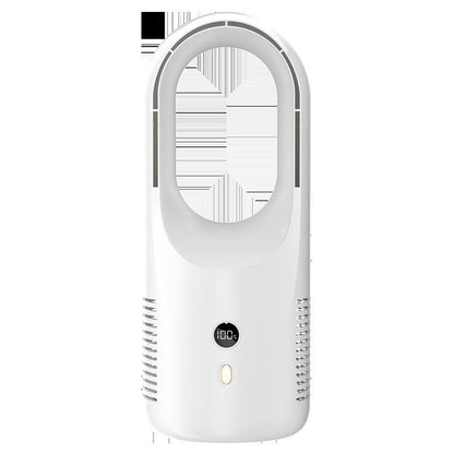 USB Rechargeable Electric Bladeless Fan with Led Display and 360° Circulation - Xnest