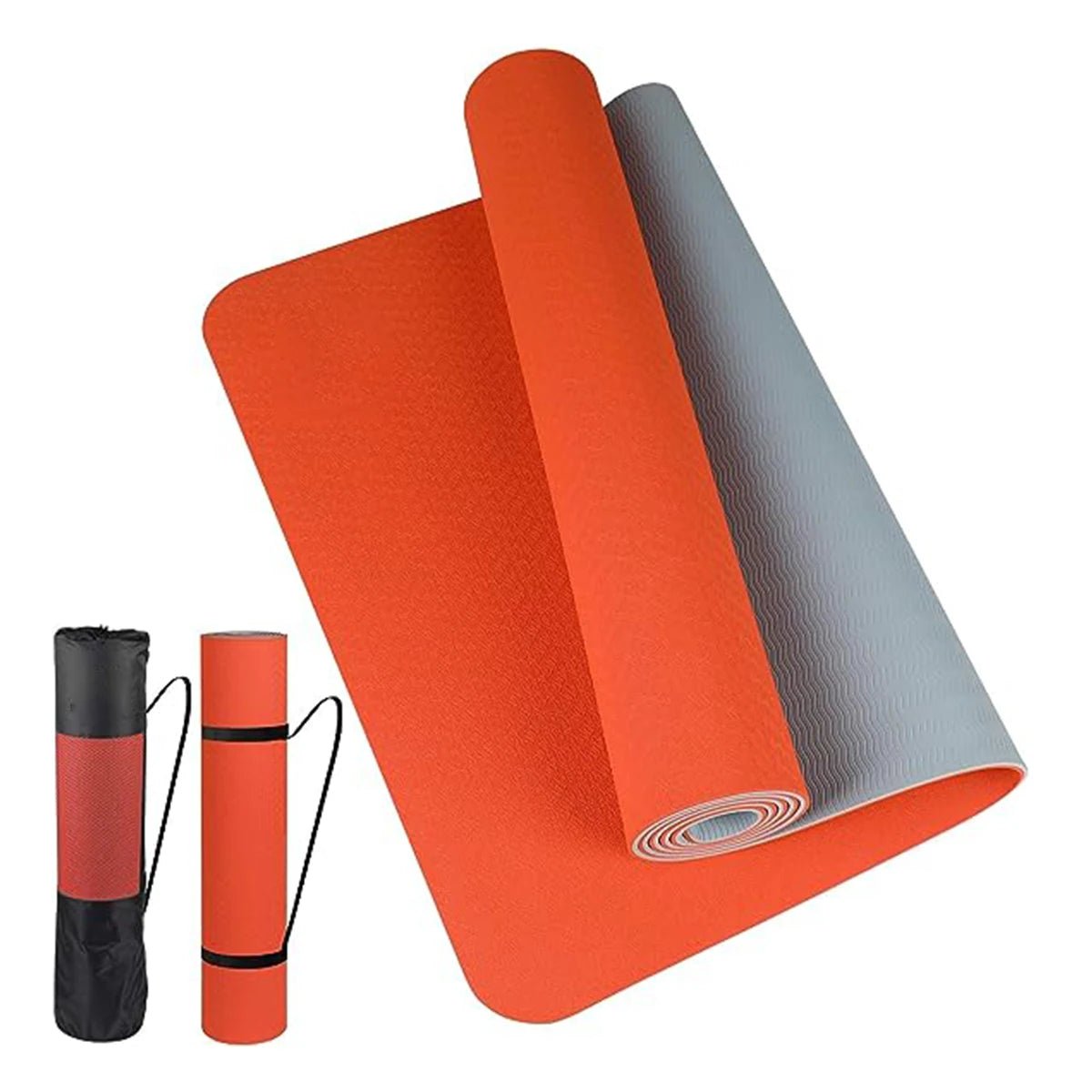 Thick two - color, non - slippery, high quality TPE yoga mat - Xnest