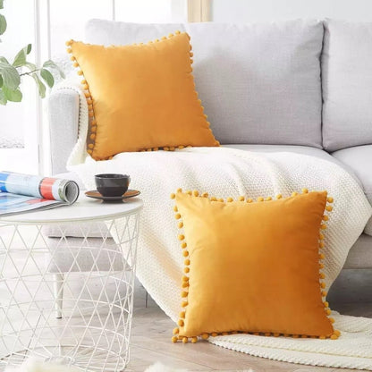 Velvet Solid Color Cushion Cover - Xnest