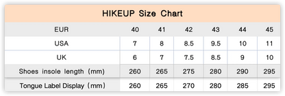 HIKEUP Suede Leather Men's Hiking Trekking Shoes - Xnest