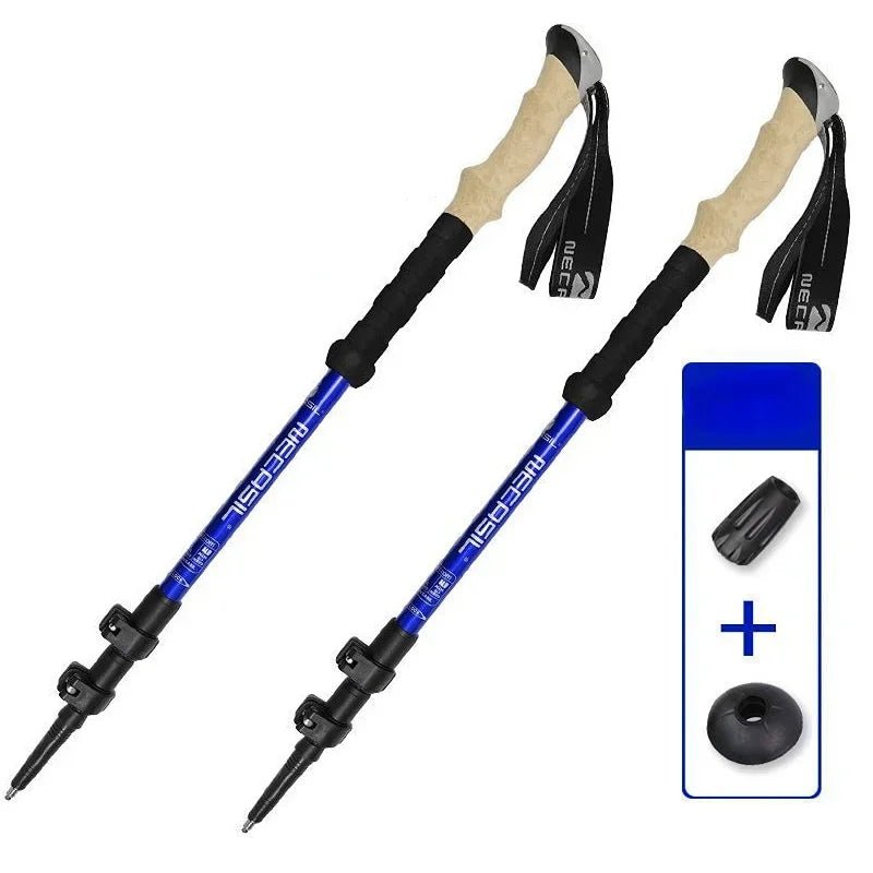 2PCS Telescopic Trekking Poles Walking Sticks - Xnest