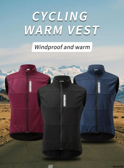 WOSAWE Winter Cycling Gilet for Men - Xnest