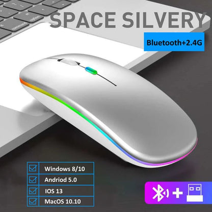 Silent Rechargeable Wireless Mouse - Xnest