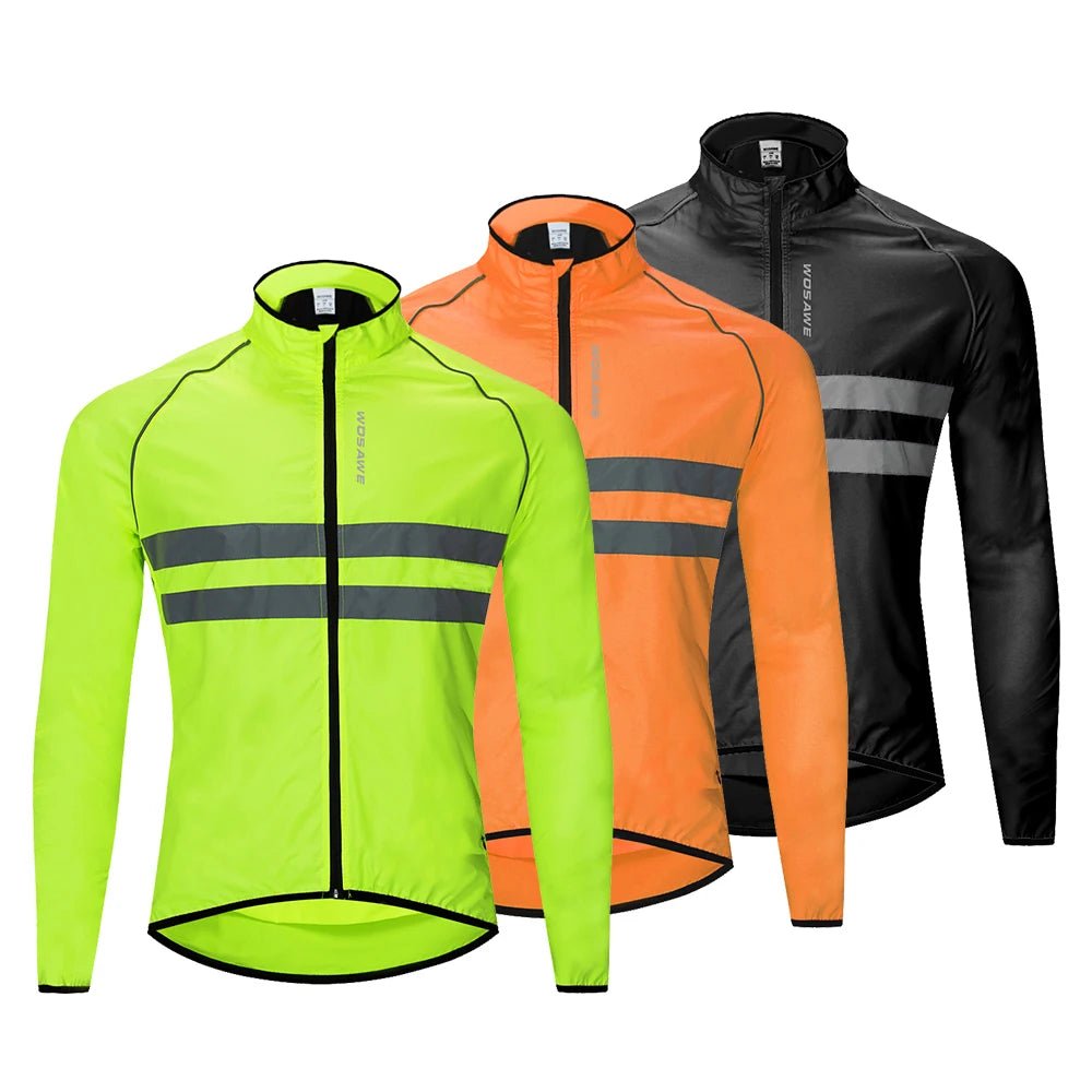 WOSAWE Ultralight Men's Cycling Windbreaker Reflective Jacket - Xnest