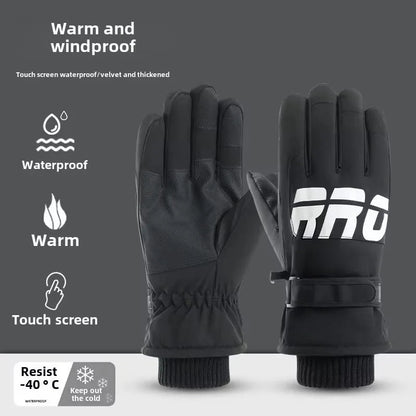 Non - Slip Waterproof Winter Cycling Ski Gloves - Xnest
