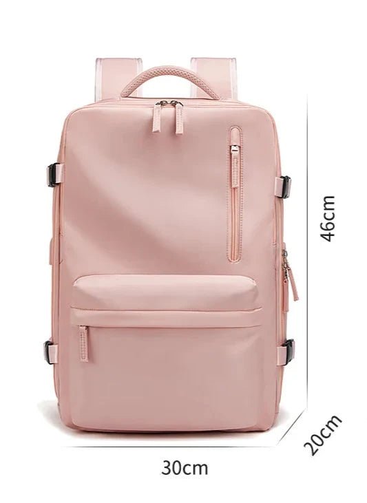 35L Travel Backpack Women Laptop Business Backpacks Multifunctional USB Charging with Shoes Pocket - Xnest
