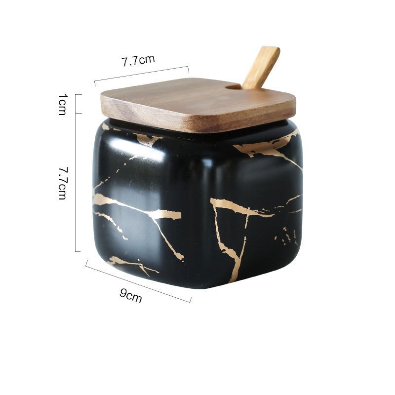 Nordic Gold Marble Jar Set - Xnest