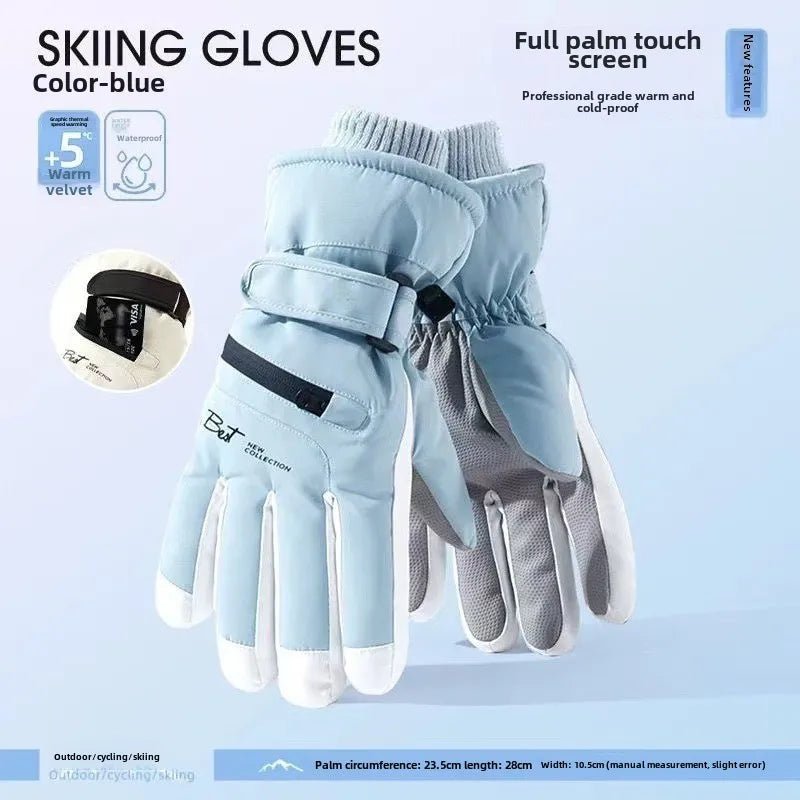 Non - Slip Waterproof Winter Cycling Ski Gloves - Xnest