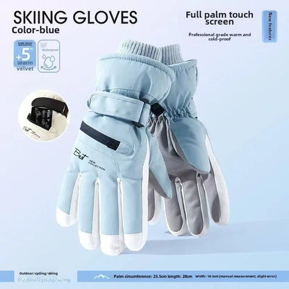 Non - Slip Waterproof Winter Cycling Ski Gloves - Xnest