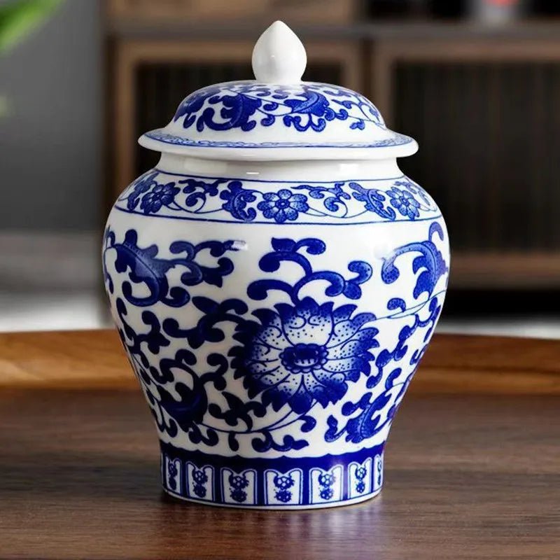 Blue and White Porcelain Ceramic Tea Pot - Xnest
