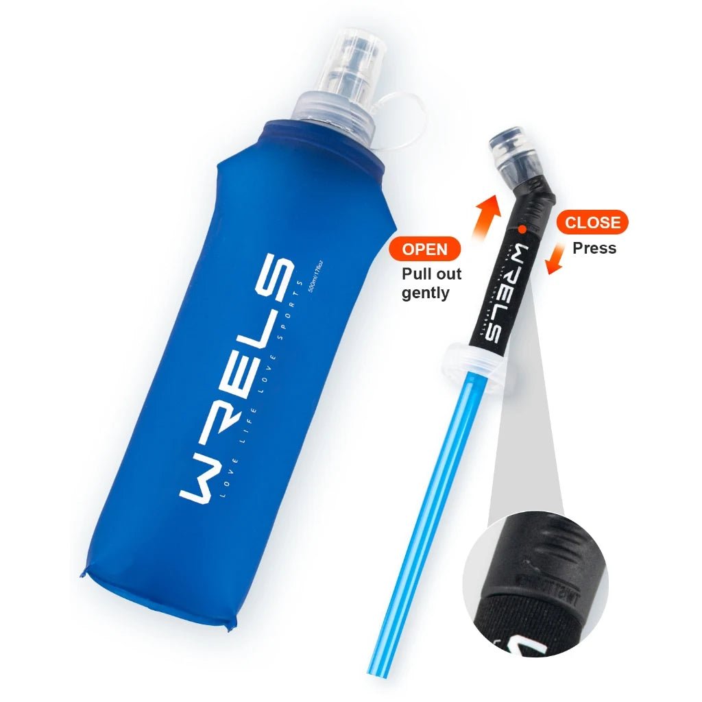 Portable Foldable Water Bottle for Hiking Camping Running - Xnest