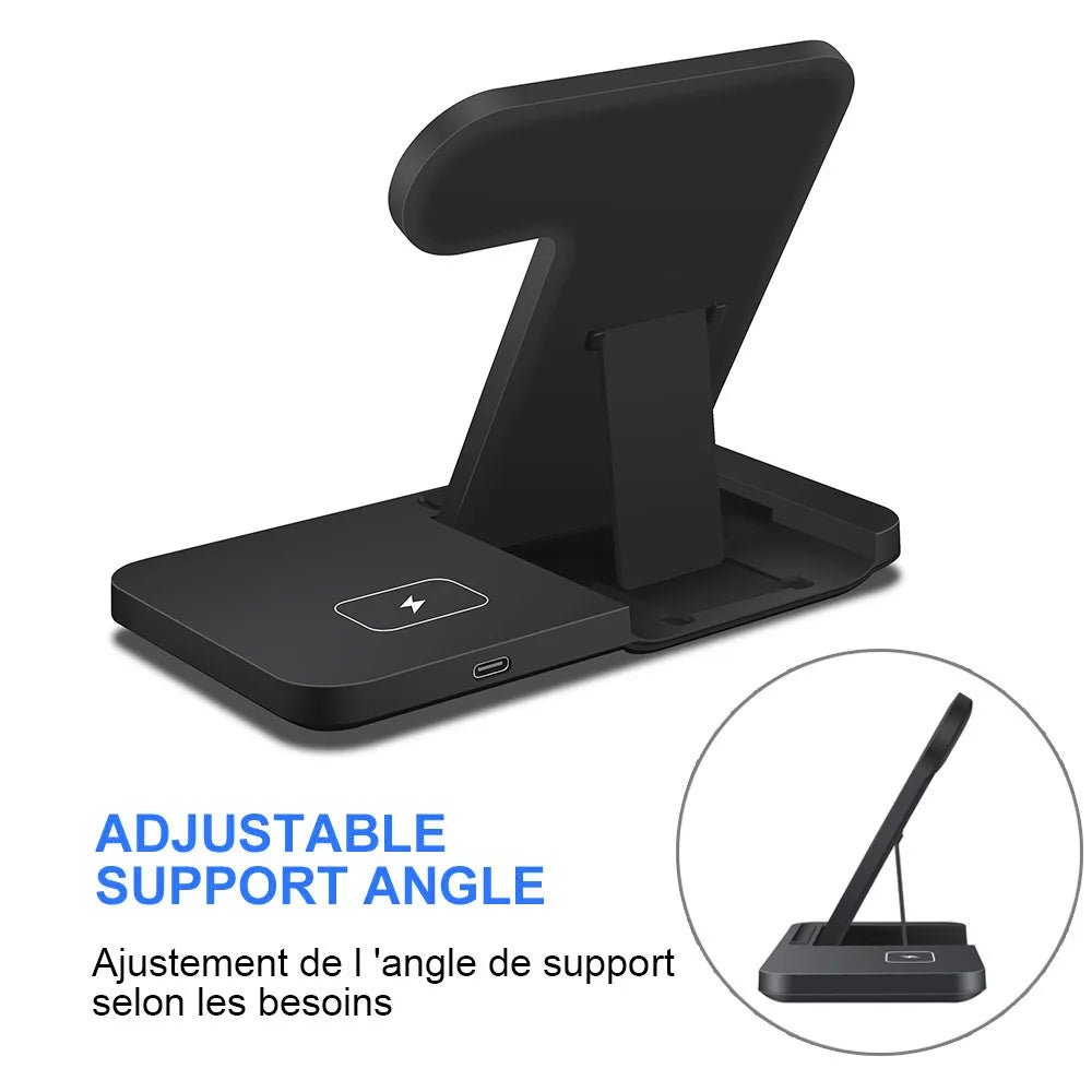 3 in 1 15W Fast Wireless Charging Dock Station for Iphones, Airpods and Apple Watch - Xnest