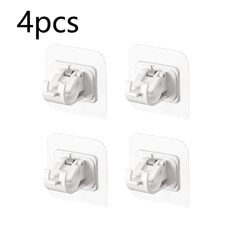 Adjustable Nail - Free Self Adhesive Curtain Rod Clip - Xnest