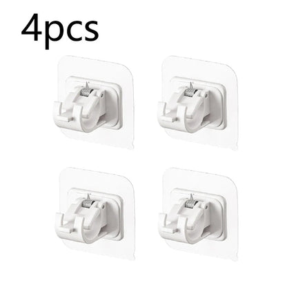 Adjustable Nail - Free Self Adhesive Curtain Rod Clip - Xnest
