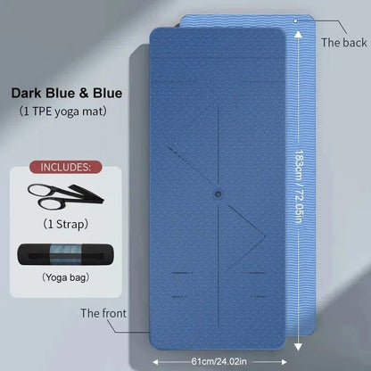 WESTTUNE Eco Friendly Non - Slip Yoga Mat Non Slip with Carrying Strap and Bag for Women - Xnest