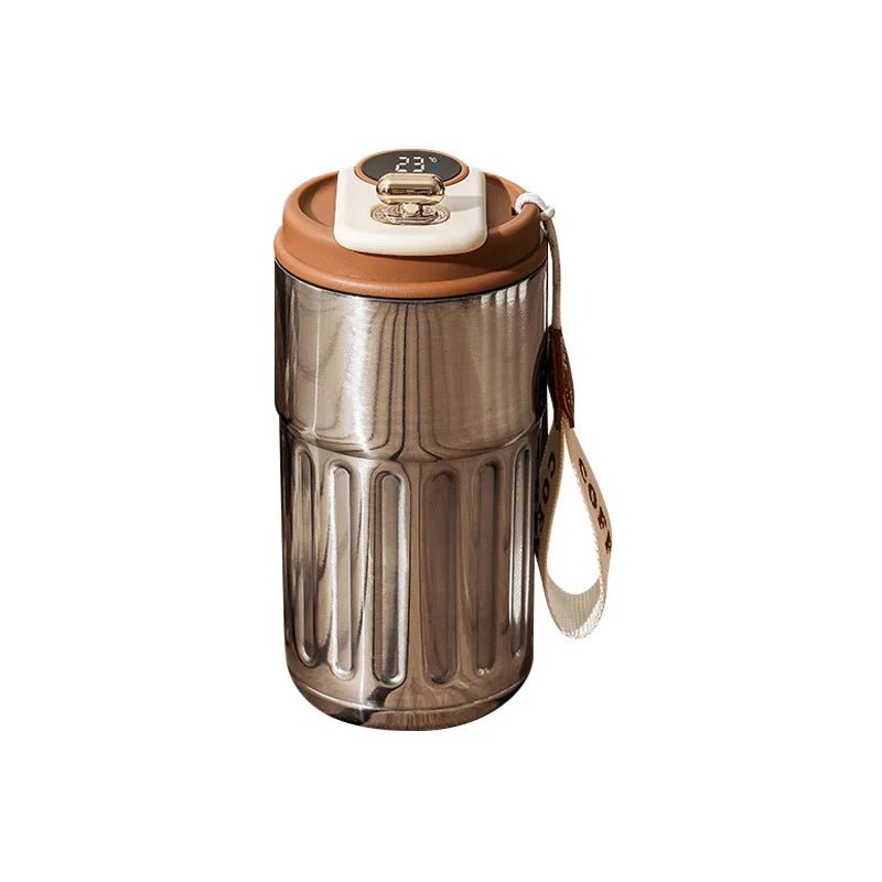 450ml Smart Temperature Display Thermos Bottle Stainless Steel Vacuum Cup - Xnest