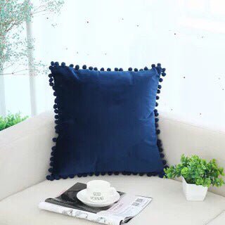 Velvet Solid Color Cushion Cover - Xnest