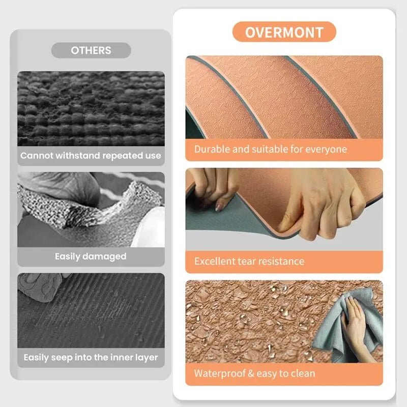 WESTTUNE Eco Friendly Non - Slip Yoga Mat Non Slip with Carrying Strap and Bag for Women - Xnest