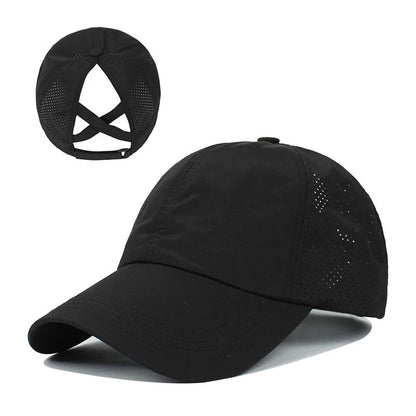 Solid Color Baseball Golf Sport Leisure Caps for Women - Xnest
