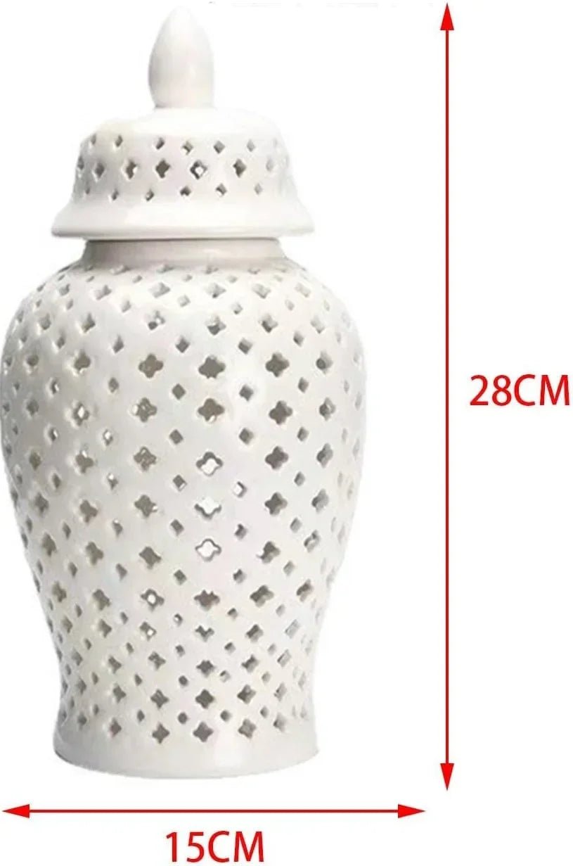 Hamptons Style Hollow Ginger Jar - Xnest