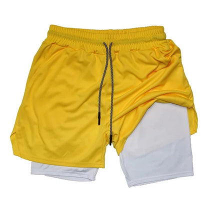 Men's Multi Pocket Fitness Running Shorts - Xnest
