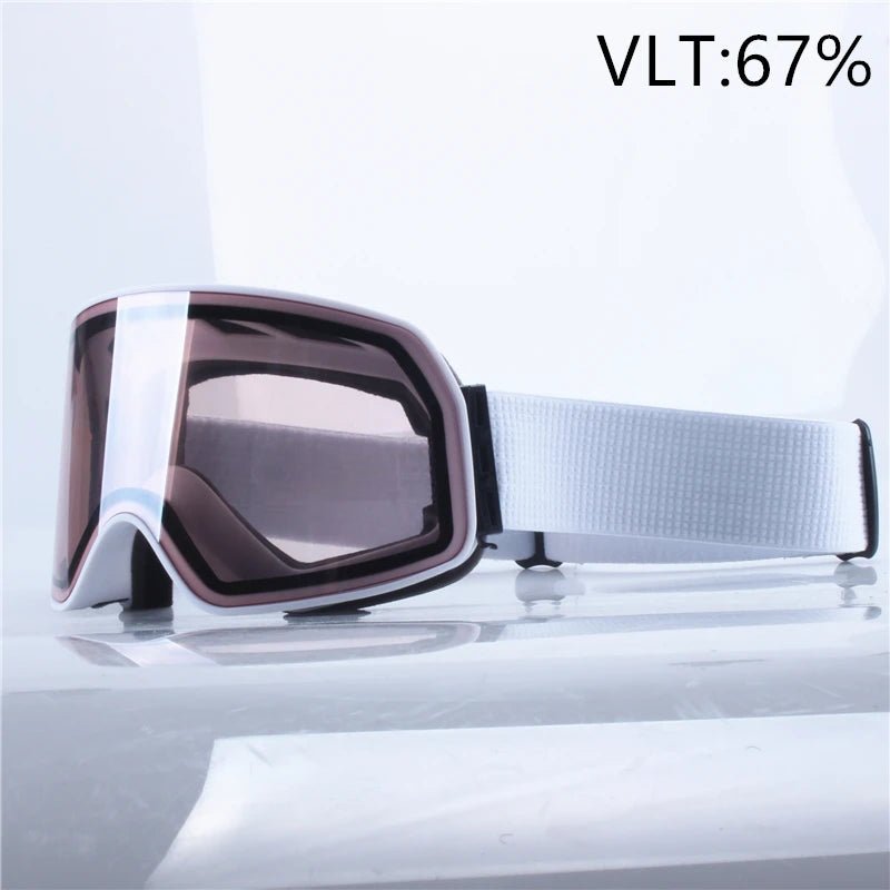 UV400 Big Ski Snowboard Goggles Snow Protection with Double Layer Anti - Fog - Xnest