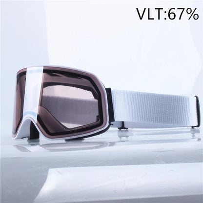 UV400 Big Ski Snowboard Goggles Snow Protection with Double Layer Anti - Fog - Xnest