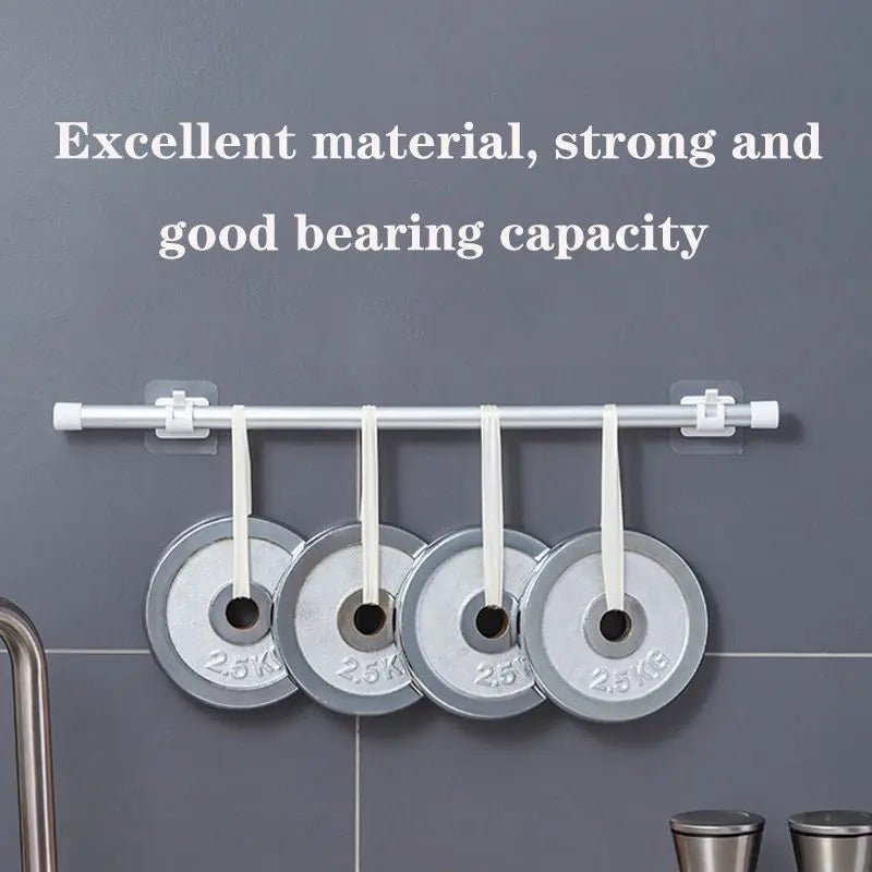 Adjustable Nail - Free Self Adhesive Curtain Rod Clip - Xnest